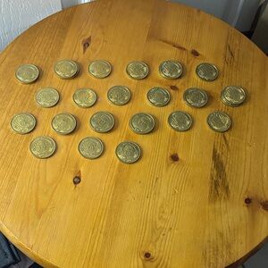 1996-97 Pinnacle Limited Edition Brass Hockey Coins